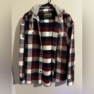 Hooded flannel